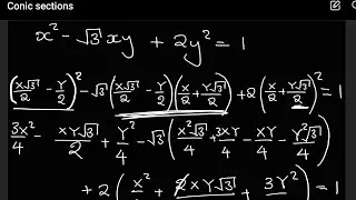 Rotation of axis #Example 2