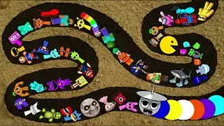Stickman Vs Sprunki Vs Minecraft Vs Ants Vs Among Us -Clukr Caterpillar Eat Stickman Survival Day234