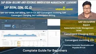 SAP BRIM Syllabus and Learning by Narendra Nishad | SAP Billing and Revenue Innovation Management