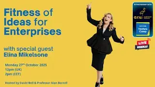 Webinar: Fitness of Ideas for Enterprises