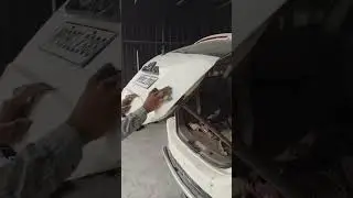 xuv 500 pearl white colour #explorepage #foryou #car #viral #dentingpainting #viralvideo #ytshorts