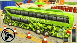 Army Bus Driving Simulator - Parking Trucks Games | Android Gameplay