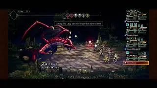 Ruby Shadow Dragon clear with No Death [Octopath Traveler : COTC (SEA Version)]