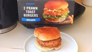 NEW 2 PRAWN TOAST BURGERS | ICELAND | FOOD REVIEW