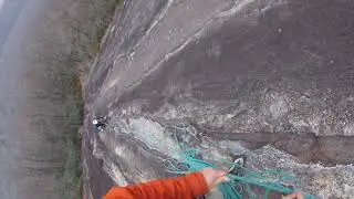 Pilot Rock NC Trad Climbing Go Pro POV