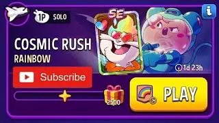 Cosmic rush rainbow 2500 solo challenge match masters 