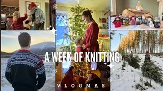 Knitting Marius Sweater, Christmas Cast On & Practical Knits // Norwegian Christmas Traditions Vlog