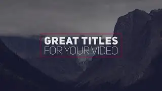 14 Creative Modern Titles Premiere Pro Templates