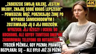„Odesłał żonę do jej rodziców po wypadku samochodowym z powodu kochanki  Ale wkrótce zrozumiał