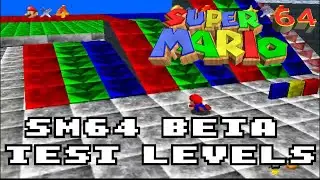 Super Mario 64 | BETA TEST LEVELS MAPS