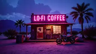 Neon Desert Drive | LoFi Hip Hop 40 BPM | Piano, Sax & Guitar Chill Beats