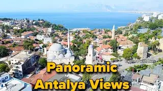 Kaleici Panoramic Elevator and stunning Drone views of Antalya old city 