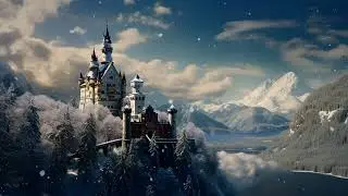 Unveiling the enchanted Castle - Winter Majesty of a Bavarian Castle ❄️🏰 your way to mindfulness