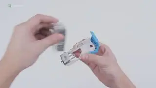 Lexmark XC9255 - Replacing a Staple Cartridge in the staple, hole punch finisher