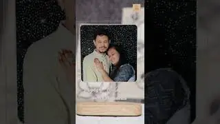 Rectangle Shape with Round Corner for One Photo Personalized Acrylic LED Photo Light Lamp