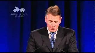 NSW Deputy Premier Andrew Stoner speaks about business events