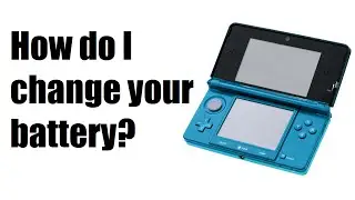 How do I change the battery on the Nintendo 3DS?