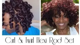 | 61 | Curl & Twirl Flexi Rod Set on Dry Hair