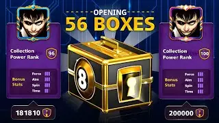 96 to 100 GCP in 8 Ball Pool 🔥 Opening 56 Expert Collectors Boxes in 8 Ball Pool