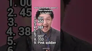 Ranking Squid game season 2 main characters | In my opinion no hate