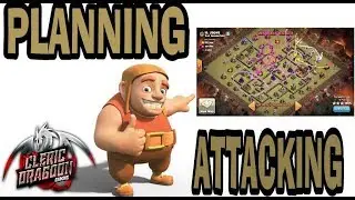CLERIC DRAGOON PLANNING AND ATTACKING-CLASH OF CLANS TH9