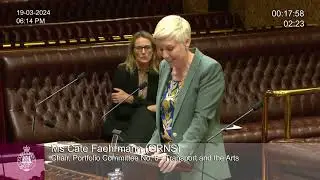 Cate Faehrmann adjournment speech on Gaza.