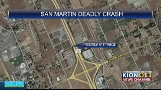 Hit-and-run driver kills pedestrian on Highway 101 near San Martin