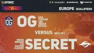 OG vs Team Secret (BO1) | EPICENTER MAJOR EU Qualifiers