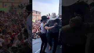 Milena Benites y Jorge Guerrero bailando en las fiestas de Elorza 🤠