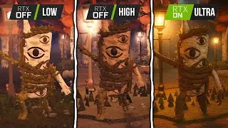 [ROBLOX] DOORS The OUTDOORS - RTX LOW OFF vs RTX HIGH OFF vs RTX ULTRA ON | SEEK Chase