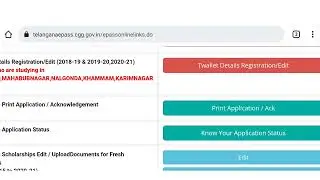 How to Download // Application Fam Download Print//Post Matric Scholorship Fresh // ts epass Status