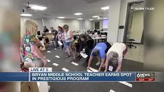 Bryan Middle School science teacher selected for National STEM Scholar Program