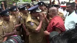 Pro-government groups protest over visit by UN's human rights chief