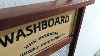 WASHBOARD TABLA DE LAVAR LARGE SIZE HANDMADE by TORTOSA LUTHIER