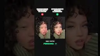 Persona app 💚 Better than FaceApp! #beautycamera #model #fashion #filters