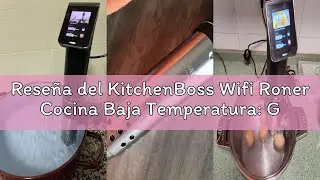 Rese&ntilde;a del KitchenBoss Wifi Roner Cocina Baja Temperatura: G330 WLAN Sous Vide Roner, 1100W,Inmersi&oacute;