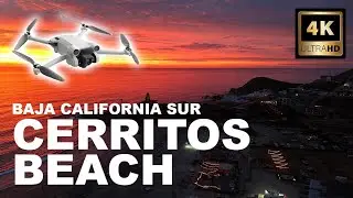 Cerritos Beach Baja California Sur | Sunset Drone Footage 2026
