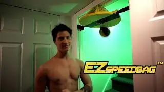 Ivan on the EZspeedbag - Door-Mounted Speed Bag