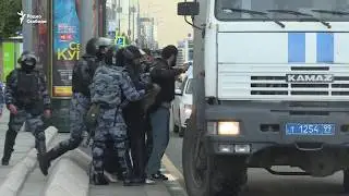 Кусюк руководит задержаниями на Новом Арбате