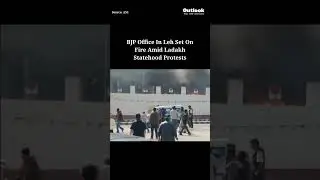 BJP Office In Leh Set On Fire Amid Ladakh Statehood Protests