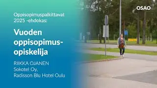 Oppisopimuspalkittavat 2025 -ehdokas: Vuoden oppisopimusopiskelija Riikka Ojanen