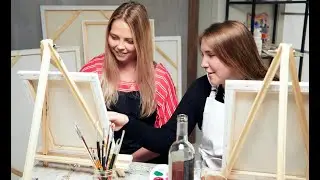 Paint and Sip Classes Melbourne Wine Painting Party Night Art Studio