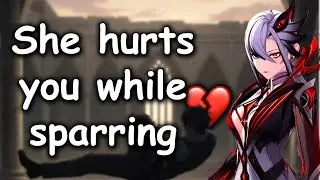 She hurts you while sparring | Arlecchino x Listener | Genshin Impact ASMR