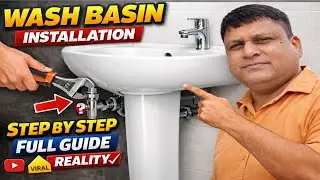 Wash basin\wash basin kaise lagaen\ how to install wash basin\wash basin dashing\wash basin cleaning