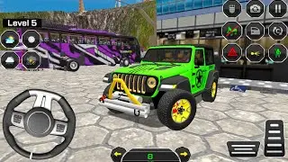 Симулятор вождения внедорожника 4x4: игра Offroad Jeep 2026 - Часть #5, геймплей на Android