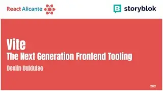 Vite: The next generation frontend tooling - DEVLIN DULDULAO
