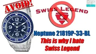 This Is Why I Hate Swiss Legend | Swiss Legend Neptune 21819P-33-BL Unbox & Review