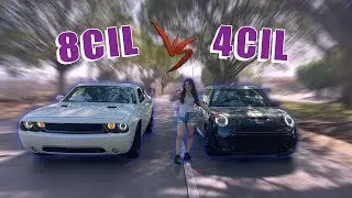 MINI COOPER JCW VS CHALLENGER SRT || ANDREA NAVARRO