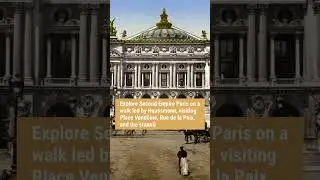 Live Walk in PARIS. Haussmann Architecture and the Second Empire