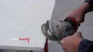 Disco diamantato per la smussatura e taglio marmo per smerigliatrice